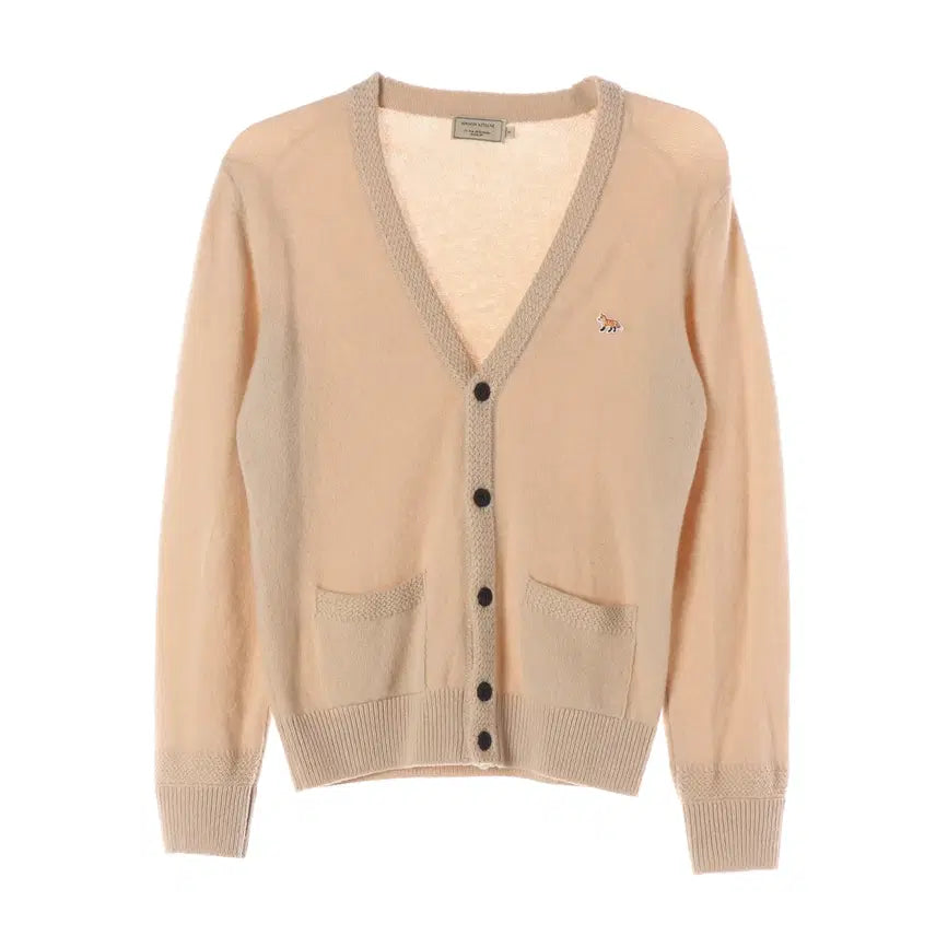 [BUNJANG] Maison Kitsune Men's Baby Fox Patch Cozy Cardigan / 메종키츠네 남성 베이비 폭스 패치 코지 가디건