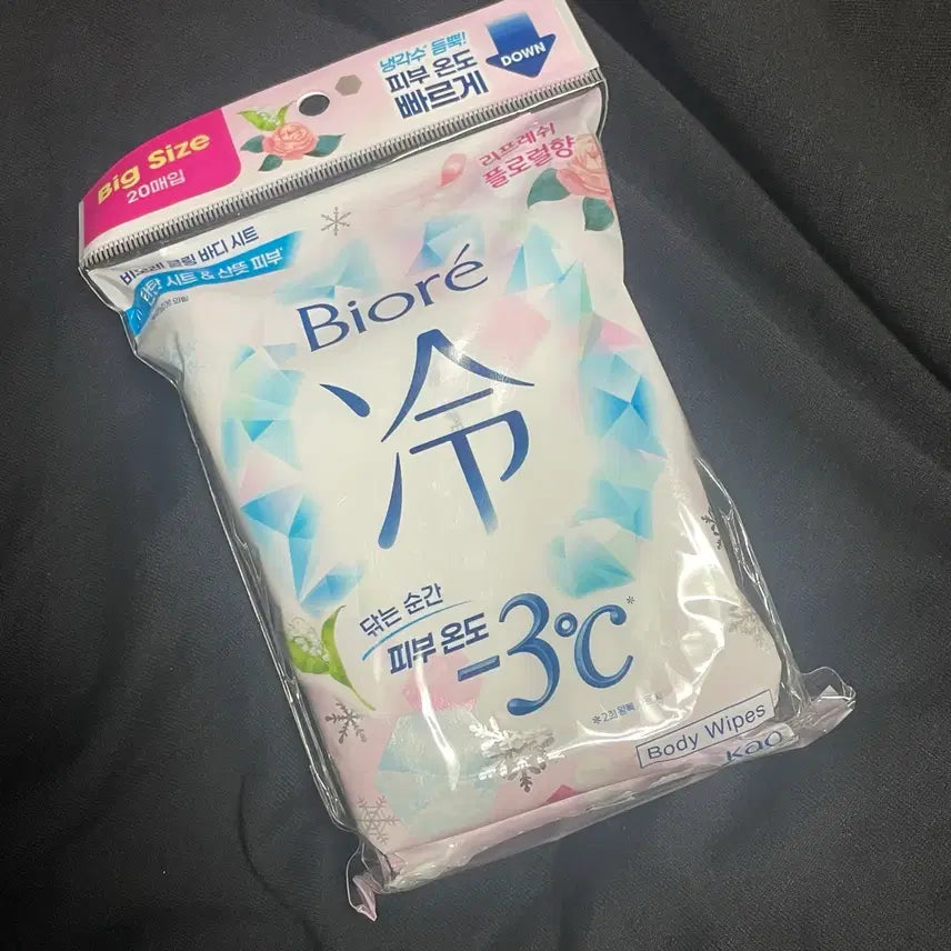 [BUNJANG] Biore Cooling Body Sheet (Floral Scent, 20 Sheets) / [새상품] 비오레 쿨링 바디 시트 20매입 플로럴향