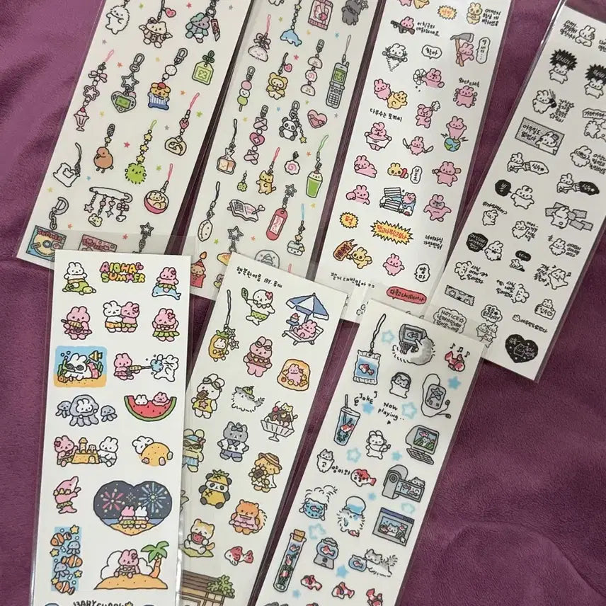 [BUNJANG] Sopjji's Diary Deco Stickers Set / 솝찌님 다꾸 스티커 문구 다이어리