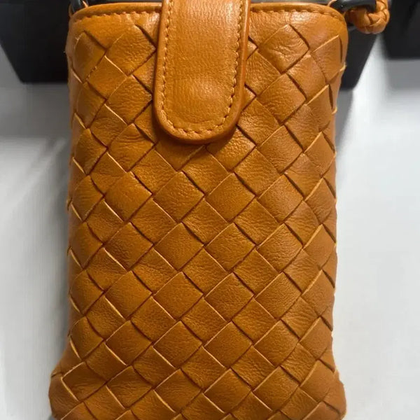 [BUNJANG] Bottega Veneta Mini Bag Orange Weaving Card Wallet / (정품/새제품) 보테가베네타 미니백