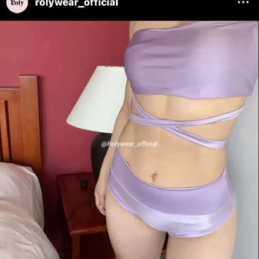 [BUNJANG] Rollwear Exotic Pole Dance Set S Halterneck Bikini Swimsuit / 롤리웨어 폴웨어 세트 S 이그조틱 폴복, 폴댄스, 폴프, 홀터넥 비키니, 수영복