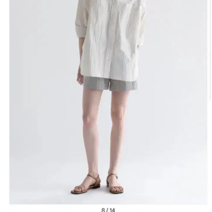 [BUNJANG] Moondal Open Stand Collar Shirt - Oatmeal / 문달 open stand collar shirt 셔츠