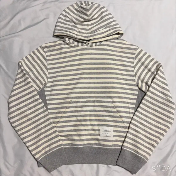 [BUNJANG] Thom Browne Striped Hoodie L / 톰브라운 단가라 후드티 L