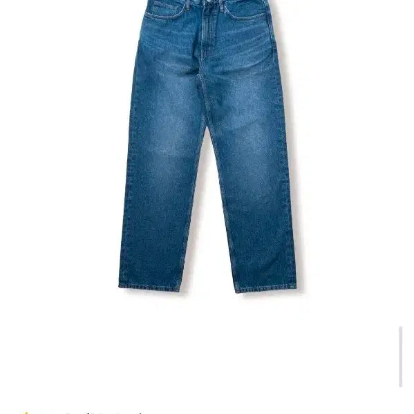 [BUNJANG] Steady Everywear Regular Straight Denim Pants Medium Blue Size 2 / [2]스테디에브리웨어 레귤러 스트레이트 데님