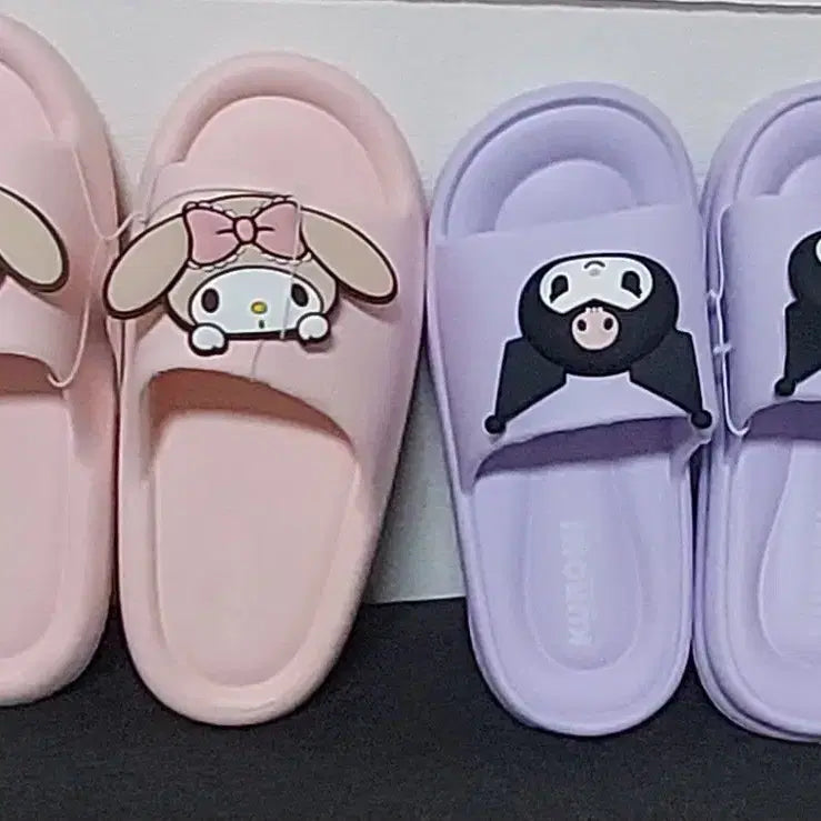 [BUNJANG] Kuromi & My Melody Slippers / 쿠로미  &  마이멜로디