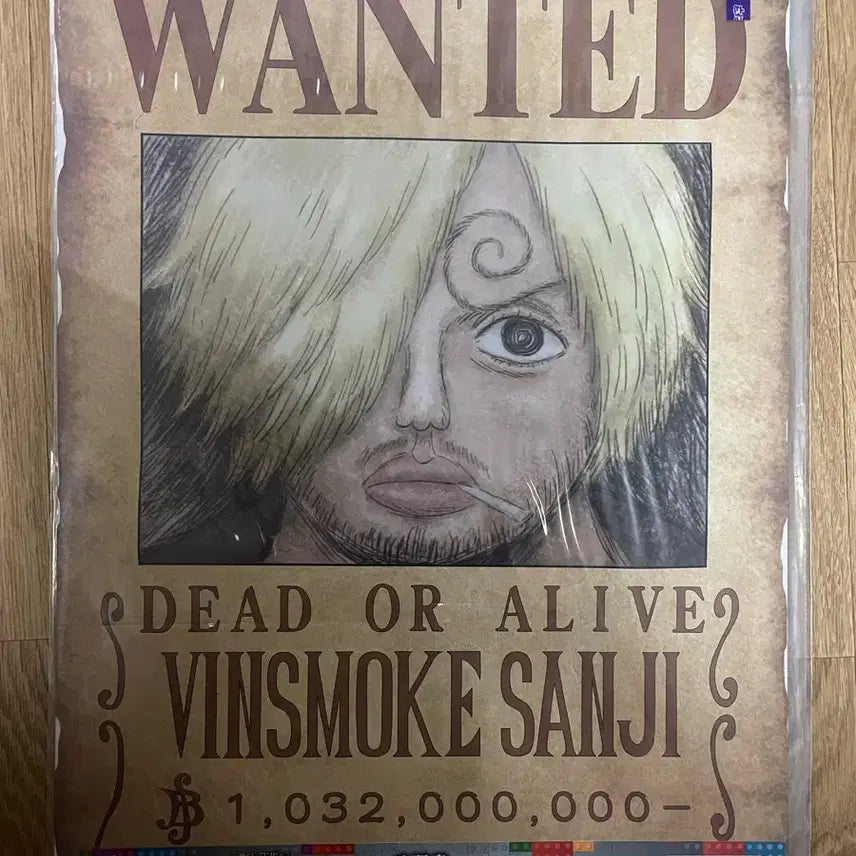 [BUNJANG] One Piece Elbaf Arc Vol. 2 J Prize Wanted Poster Sanji / (새상품)원피스 엘바프편 2탄 J상 수배서 상디 팝니다
