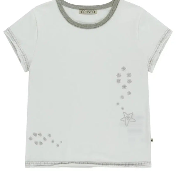 [BUNJANG] KOSEIO Solar T-Shirt White / 코이세이오 솔라 티셔츠 화이트