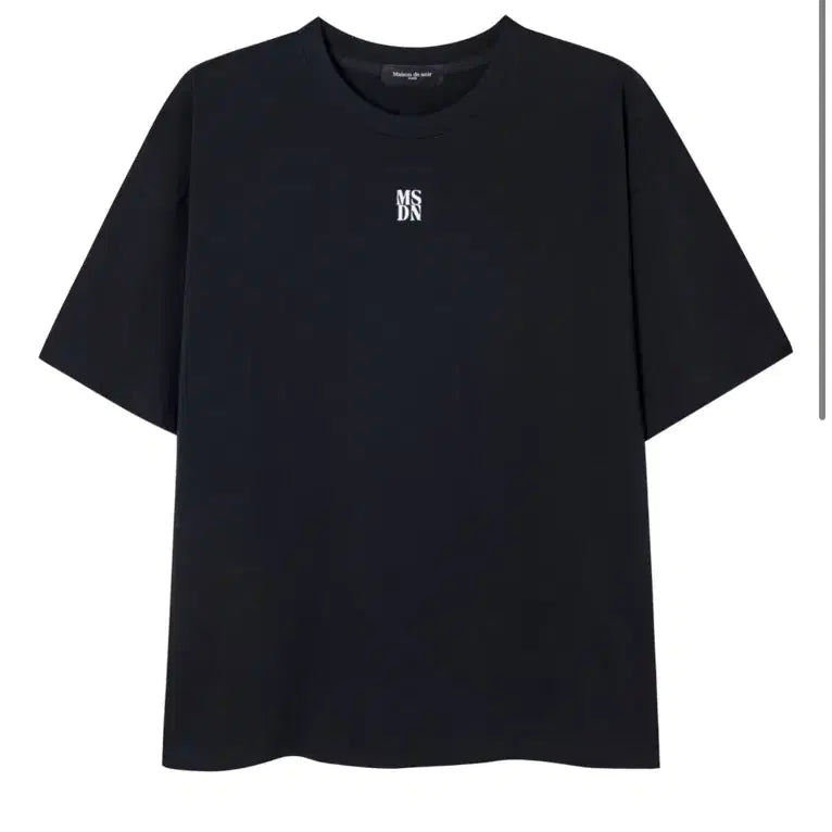 [BUNJANG] Maison de Nuit Signature T-Shirt Black / 메종드누아 시그니처 반팔티 블랙