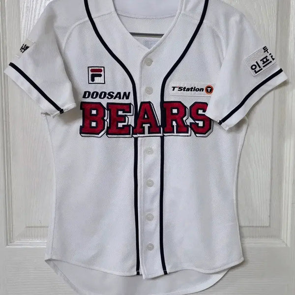 [BUNJANG] Doosan Bears FILA Home Baseball Jersey (Park Keon-woo) Size 80 / [80] 두산베어스 휠라 홈 유니폼(박건우)