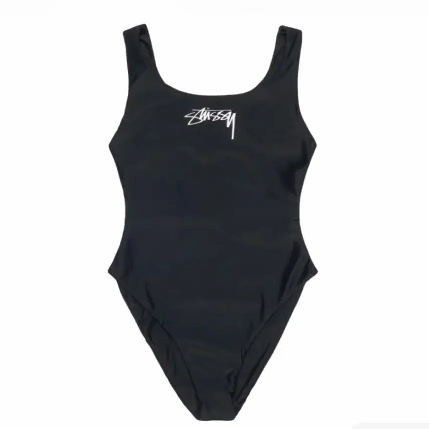 [BUNJANG] Stussy Stock Logo One Piece Swimsuit Monokini / 스투시 서프 스탁 원피스 스윔수트 수영복 모노키니