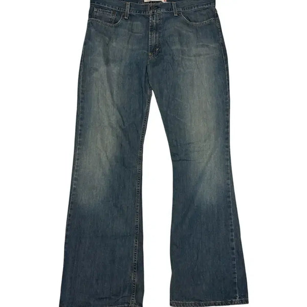[BUNJANG] 00s Mexican Made Levi's 527 Denim Bootcut Wide Flare Pants 36x32 / 00s 멕시코제 리바이스 527 데님 부츠컷 와이드 플레어 팬츠 36x32