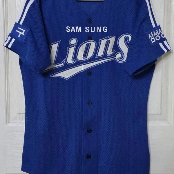 [BUNJANG] Samsung Lions Dynasty Away Jersey (Kim Sang Soo) Size 95 / [95] 삼성라이온즈 왕조 원정 유니폼(김상수)