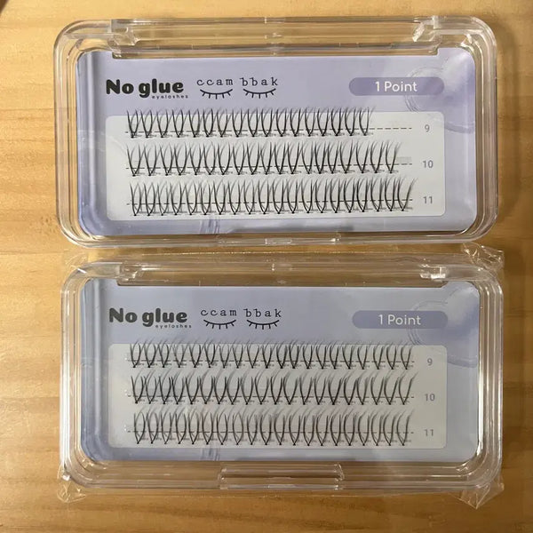 [BUNJANG] No-Glue Eyelashes Original 1 Pillar 2 Sets / 깜빡 노글루 속눈썹 오리지널 1기둥 2세트