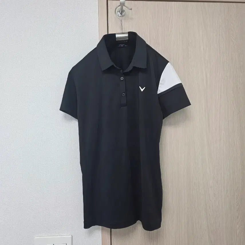[BUNJANG] Callaway Golf Short Sleeve T-Shirt Black Size 90 / 캘러웨이 골프 반팔티 블랙 90