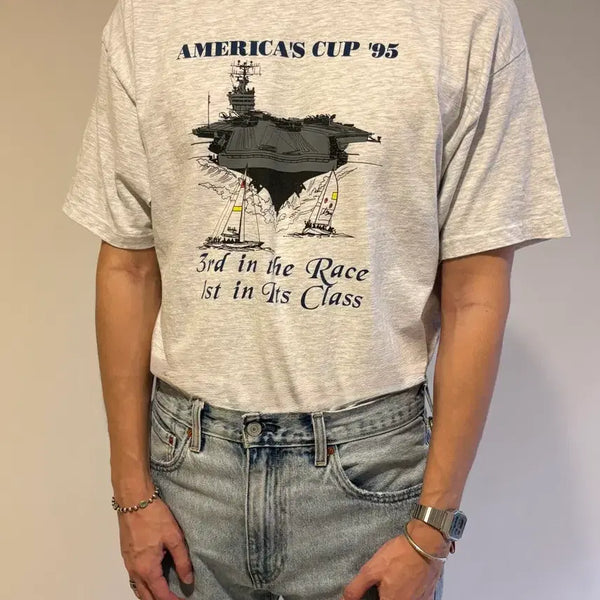 [BUNJANG] 1995 USS Abraham Lincoln US Navy Vintage T-Shirt / [90s] USA 미해군 링컨 빈티지 티셔츠