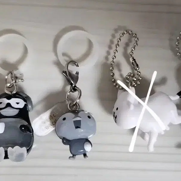 [BUNJANG] Bandai Gashapon City Boy Goat Duck Nyanko Charm Keychain / 반다이 가샤폰 가챠 시티보이 염소 오리 냥코 메지루시 키링