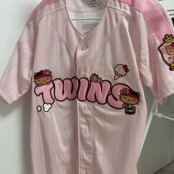 [BUNJANG] LG Twins Tanning Kitty Baseball Jersey (Size S) / 엘지트윈스 태닝키티 유니폼 s사이즈