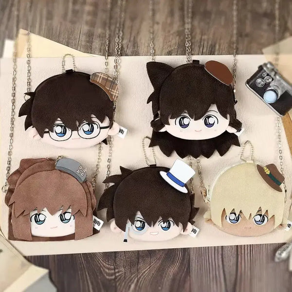 [BUNJANG] Detective Conan Plush Charm/Pouch (Conan, Ran, Haibara, Kaito Kid, Amuro Tooru) / 명탐정코난 코난 란 하이바라 괴도키드 아무로 토오루 인형 누이 키링 가방 파우치