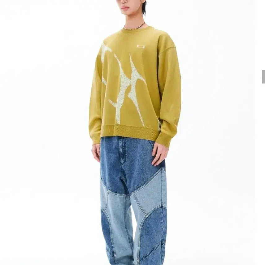 [BUNJANG] Critic Two-Tone Denim Pants (Size S) / S ) 크리틱 투톤 데님 팬츠