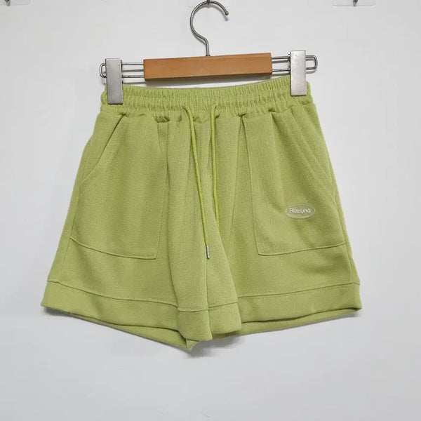 [BUNJANG] Rizeyna Lime Knit Banding Shorts / 휴가시즌 최고의 선택 편하게 느낌있게 입는 반바지
