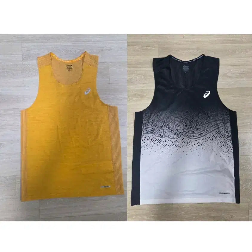 [BUNJANG] Asics Running Singlet (x2) / 아식스 러닝 싱글렛 2개
