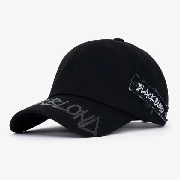 [BUNJANG] Black Blond Graffiti Logo Cap / 블랙블론드 그래피티 로고 캡
