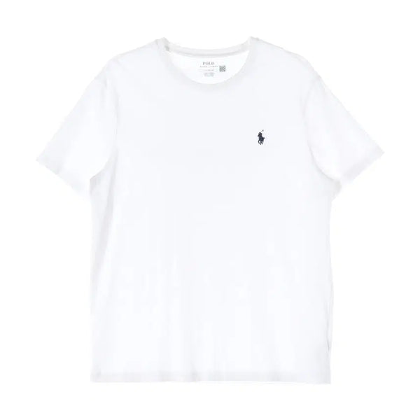 [BUNJANG] Polo Ralph Lauren 23SS QR Pony Logo Cotton Crewneck T-shirt White L / 폴로 랄프 로렌 23SS 신형 QR 포니 로고 코튼 크루넥 반팔 티셔츠 화이트 L