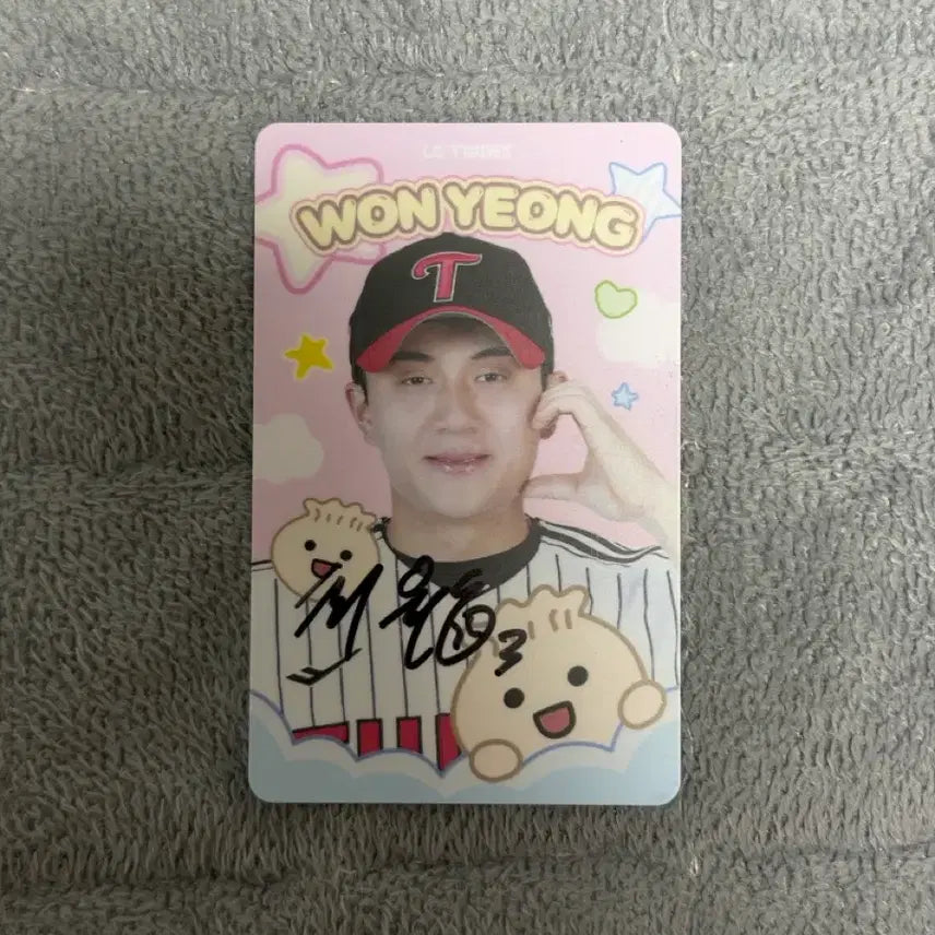 [BUNJANG] LG Twins Choi Won-young Autographed Photocard / 엘지트윈스 최원영 친필싸인 포토카드