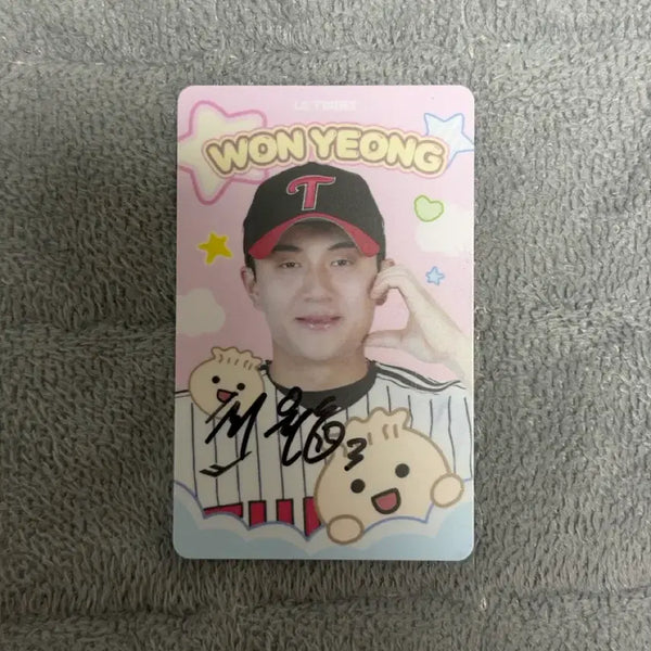 [BUNJANG] LG Twins Choi Won-young Autographed Photocard / 엘지트윈스 최원영 친필싸인 포토카드