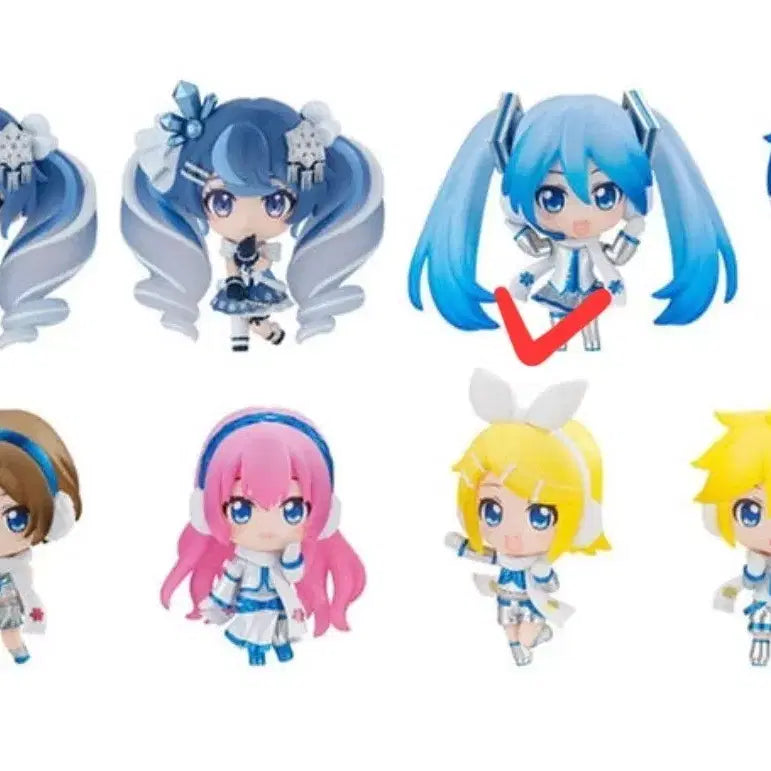 [BUNJANG] Vocaloid Kagamine Rin Snow Miku Collection 2025 Figure / 보컬로이드 보카로 반다이 스노우 유키 미쿠 콜렉션 2025 카가미네 린 피규어 가챠