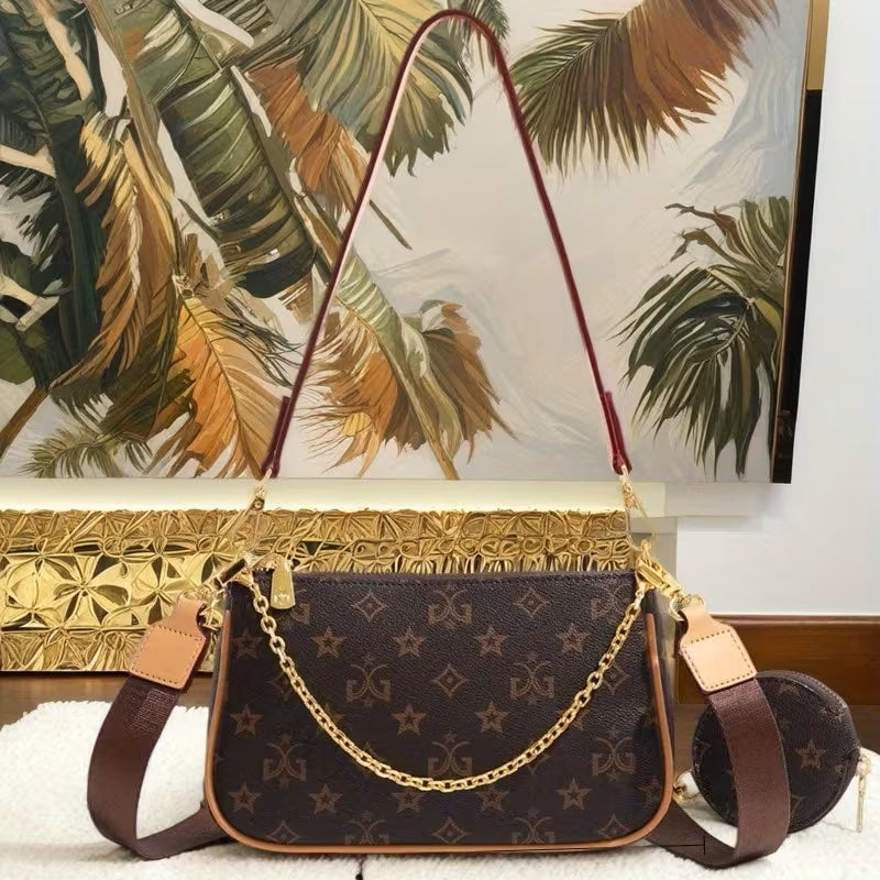 [BUNJANG] Hand-made Double Leather Edge Strip Handbag / 엣지 스트립 핸드백