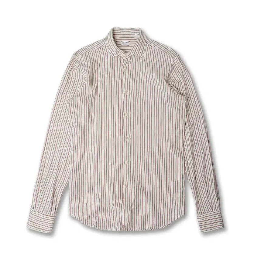 [BUNJANG] Glanshirt Vintage Striped Wool Blend Shirt / 글랜셔츠 [Glanshirt] 바움울레 알고돈 라나 빈티지 스트라이프 셔츠