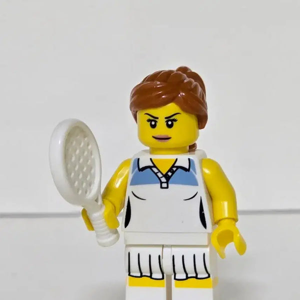[BUNJANG] LEGO Tennis Player Minifigure with Racket / 레고 테니스 선수 피규어