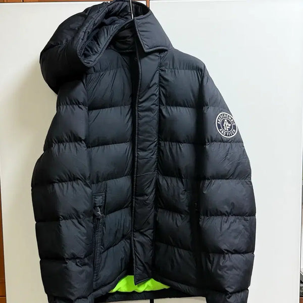 [BUNJANG] AvecRon BP Y2K Lined Fleece Puffer Padding Jacket Black M / 아베크론비앤피치 Y2K 안감 기모 푸퍼 패딩 Black M