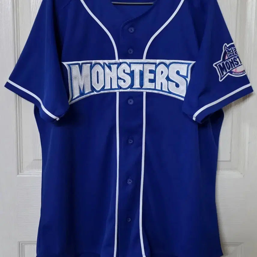 [BUNJANG] Choi Kang Monsters Authentic Expedition Uniform (Moon Gyo Won) - Size 100 / [100] 최강몬스터즈(불꽃파이터즈) 어센틱 원정 유니폼(문교원)