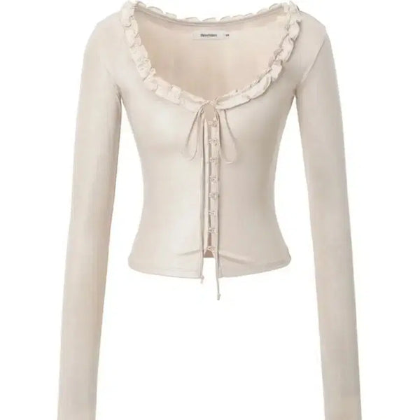 [BUNJANG] Third Time Glossy Cardigan (S) / 쓰리타임즈 글로시 가디건 glossy carigan (s)