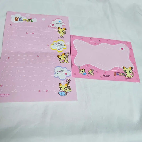 [BUNJANG] Barunson Yam Vintage Letter Paper Set / 고전문구 바른손 얌 빈티지 편지지 세트