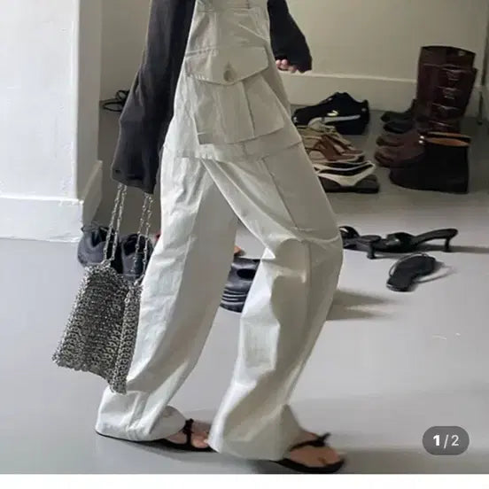 [BUNJANG] 108Pounds Le Pocket Pants Beige S / 108파운드 베이지 S사이즈 르 포켓 팬츠 새상품