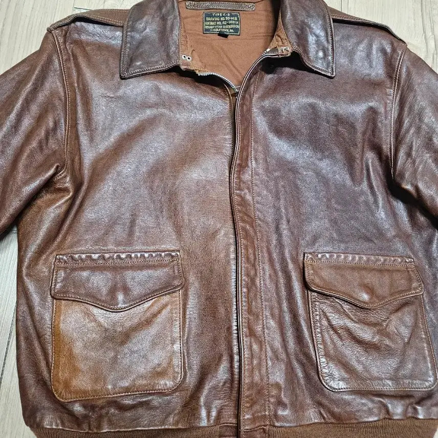 [BUNJANG] Eastman Leather Rough Wear A-2 1401P Size 44 / 이스트맨레더 A2 러프웨어 1401P 44사이즈