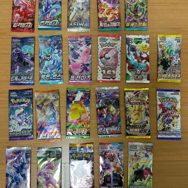 [BUNJANG] Pokemon Card Assorted Packs (Ancient & Popular Sets Included) / 포켓몬카드 22종(고대팩,인기팩들 포함)