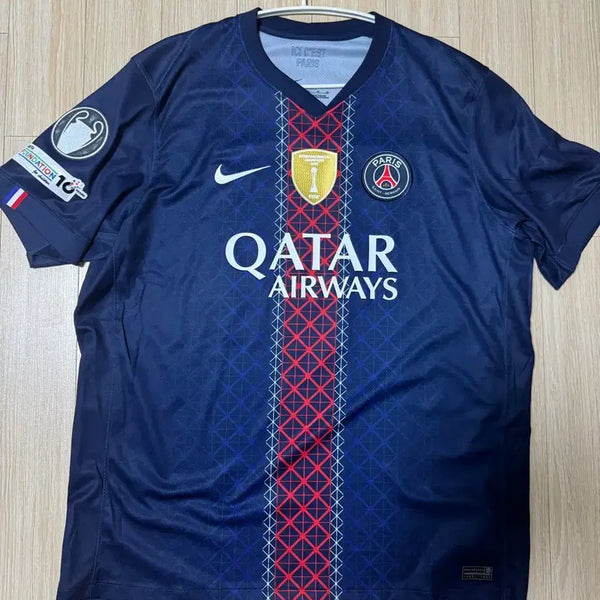 [BUNJANG] Paris Saint-Germain (PSG) Lee Kang-in Player Edition Jersey with Champions League Patch / 파리 생제르망 유니폼 이강인