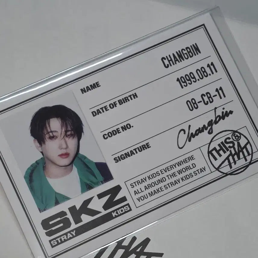 [BUNJANG] Stray Kids Changbin This & That ID Card Photocard / 스키즈 창빈 this&that 디스앤댓 아이디카드 포카 앨포