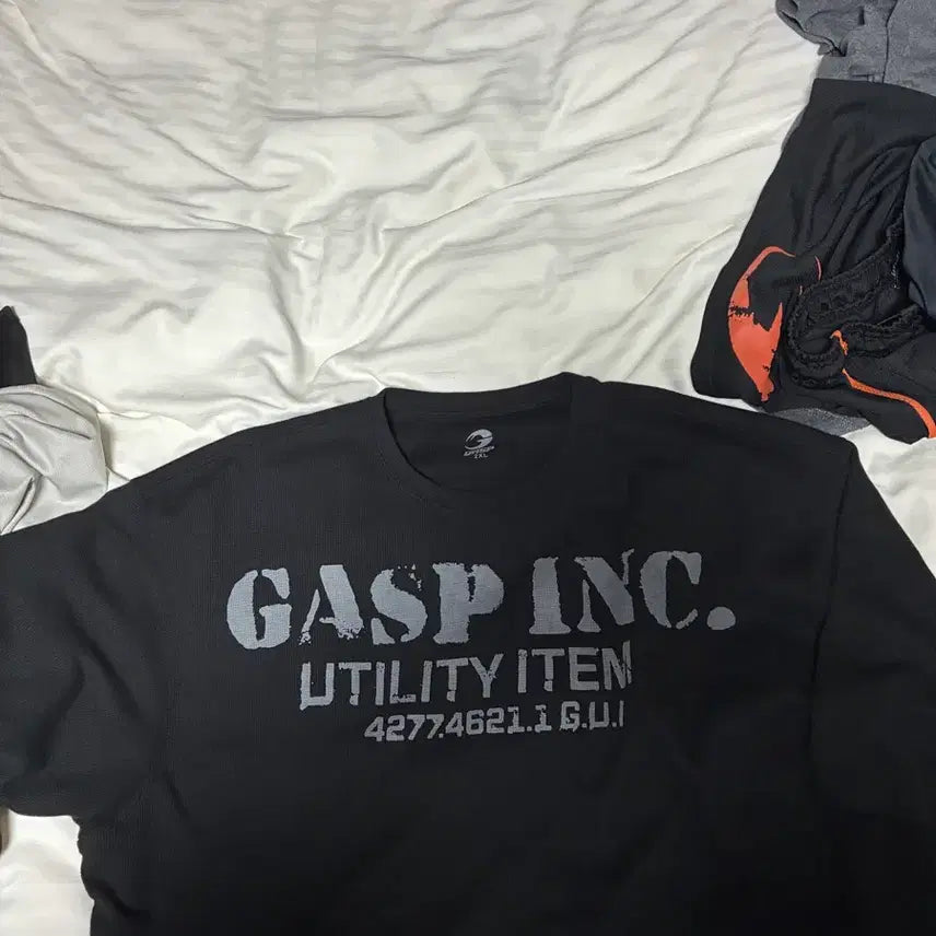 [BUNJANG] Gasp Waffle Half-Sleeve Oversized T-Shirt 3XL / 가스프 와플 반팔 오버핏 3xl