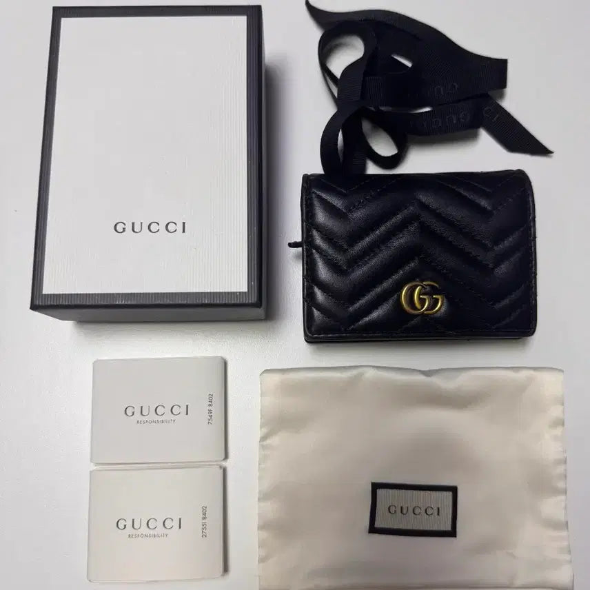 [BUNJANG] Gucci GG Marmont Matelassé Bifold Wallet / 구찌 GG 마몽 마몬트 마틀라세 반지갑