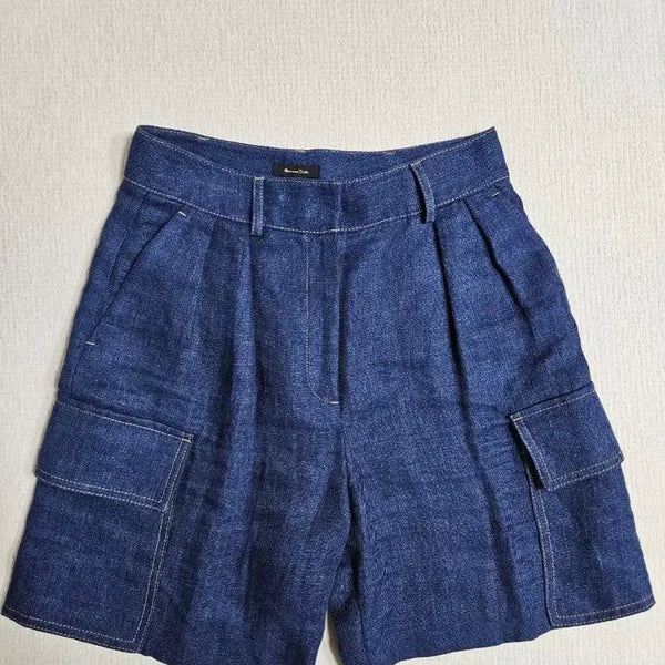 [BUNJANG] Massimo Dutti Linen Bermuda Shorts / 마시모두띠 린넨 버뮤다 반바지