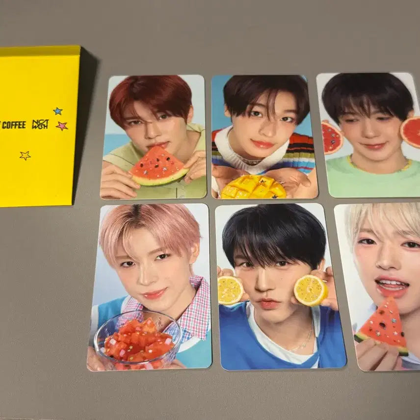 [BUNJANG] NCT WISH Mega Coffee Photocard Bundle Set / 엔시티 위시 메가커피 포토카드 포카 세트 일괄