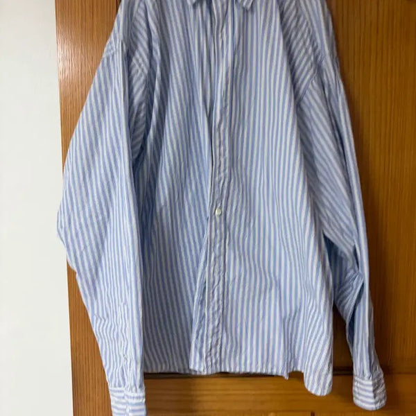 [BUNJANG] Sillaju Striped Shirt / 실라주 셔츠