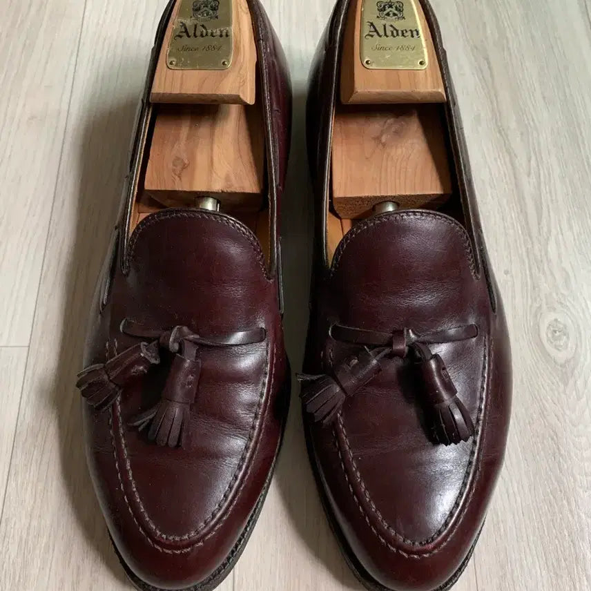 [BUNJANG] Alden Burgundy Tassel Loafers 9.5D / 알든 버건디 테슬로퍼 9.5D