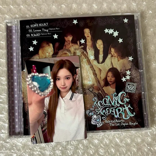 [BUNJANG] HAZTUHAZTU ICONIC HEART Regular Version EINA Photocard Full Set / 하츠투하츠 아이코닉하트 앨범 레귤러 버전 에이나 포카 풀셋 세트 양도