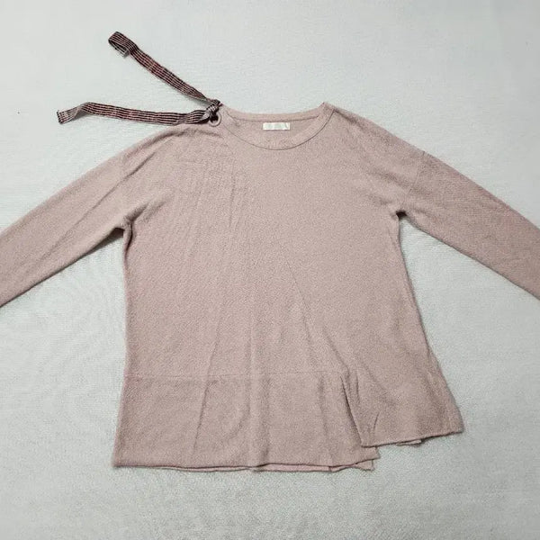 [BUNJANG] SJSJ Women's Pink Alpaca Blend Knit Sweater / SJSJ 니트 스웨터 핑크색 88 여성100